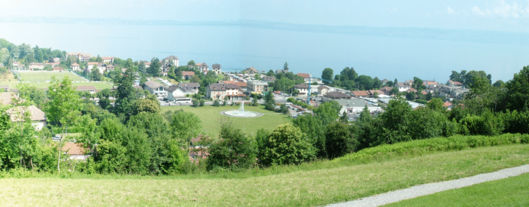 Paysage de Publier en Haute-Savoie