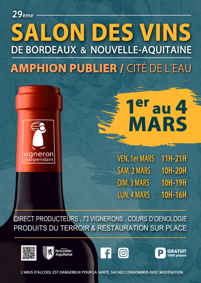 29ème édition pour le salon des vins de Bordeaux et Nouvelle Aquitaine