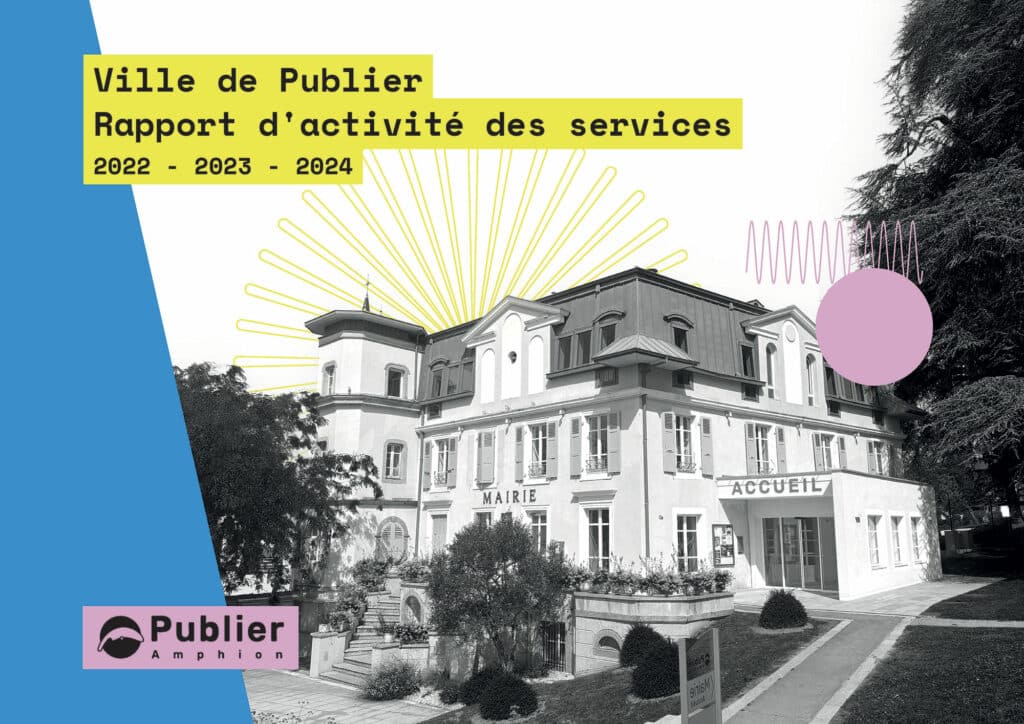 Rapport d’activité des services de la ville de Publier