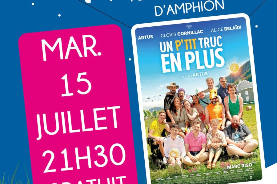 affiche ciné plein air un petit truc en plus