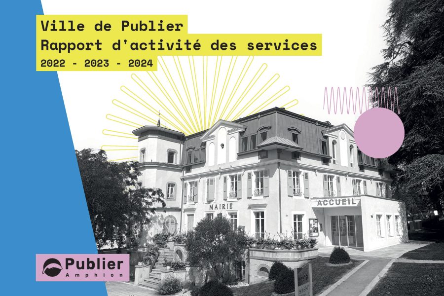 Rapport d’activité des services de la ville de Publier
