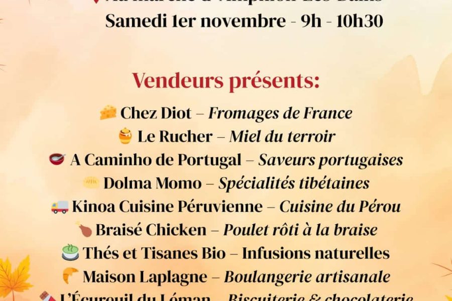 dégustation marché 01112025